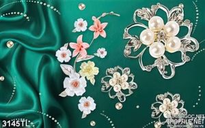 Tranh lụa 3d trang trí  phòng ngủ