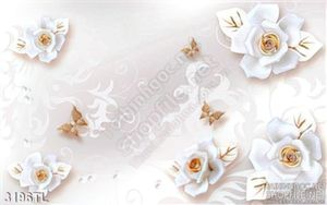 Tranh lụa hoa hồng trang trí tường đẹp