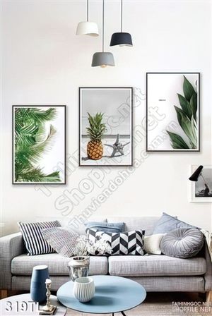 Tranh lụa 3D màu nước treo tường đẹp