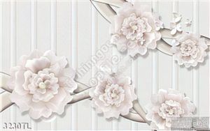 Tranh 3D hoa hồng trang trí treo tường đẹp