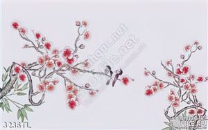 Tranh hoa đào trang trí phòng ngủ