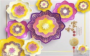 Tranh điêu khắc hoa trang trí tường đẹp