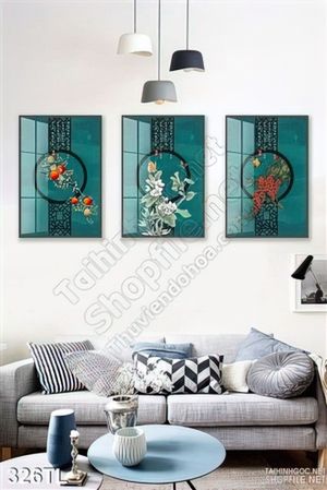 Tranh lụa 3D các loại hoa cổ điển treo tường đẹp