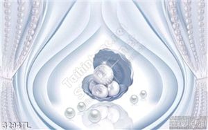 Tranh 3D ngọc trai trang trí treo tường đẹp