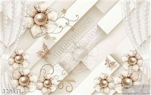 Tranh 3D hoa nghệ thuật trang trí tường đẹp