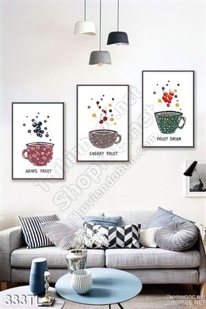Tranh lụa 3D màu nước đẹp độc đáo