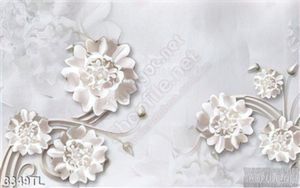 Tranh 3D hoa trang trí tường đẹp