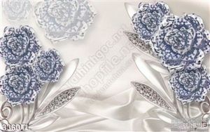 Tranh lụa 3D  hoa hồng đẹp nhất hiện nay