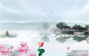 Tranh thư pháp hoa Sen treo tường đẹp
