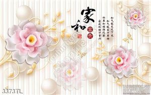 Tranh thư pháp giả ngọc hoa hồng treo tường đẹp