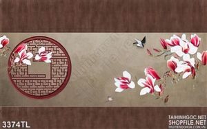 Tranh hoa mộc lan cổ điển truyền thống