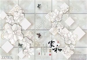 Tranh 3D hoa in gạch chất lượng cao