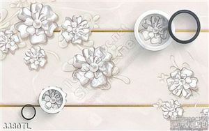 Tranh 3D hoa trang trí phòng ngủ đẹp