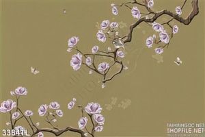 Tranh sơn dầu hoa trang trí dán tường đẹp