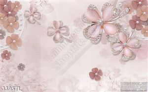 Tranh 3D hoa trang trí phòng khách mới nhất