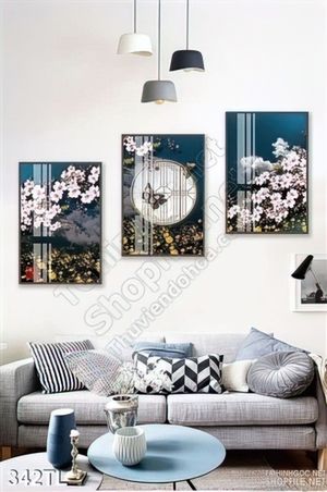 Tranh lụa 3D in kính đẹp độc đáo