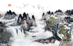 Tranh sơn dầu thác nước đẹp nhất