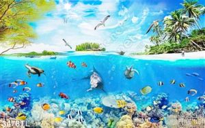 Tranh đại dương trang trí phòng cho bé