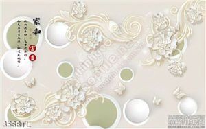 Tranh giả ngọc thư pháp hoa trang trí tường