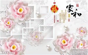 Tranh 3D hoa giả ngọc thư pháp đẹp nhất
