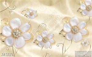 Tranh lụa 3D hoa Cúc trang trí phòng ngủ đẹp