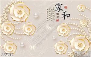 Tranh lụa 3D hoa giả ngọc thư pháp đẹp nhất