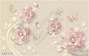 Tranh 3D hoa hồng nghệ thuật trang trí đẹp