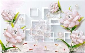 Tranh 3D hoa ngọc trai đẹp nhất