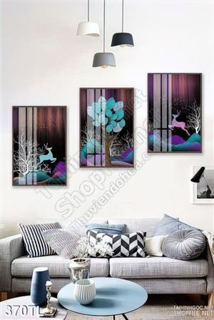 Tranh lụa 3D nghệ thuật trang trí đẹp
