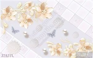 Tranh lụa 3d hoa trang sức nghệ thuật đẹp
