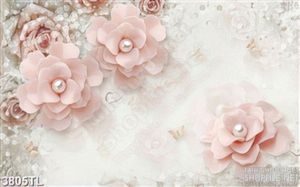 Tranh lụa hoa hồng phớt đẹp nhất