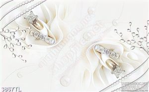 Tranh lụa hoa trắng trang sức
