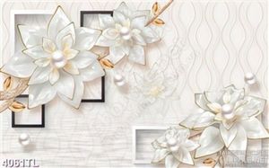 Tranh hoa cúc trắng trang trí mới nhất