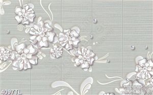 Tranh hoa lan ngọc trắng