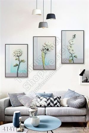 Tranh lụa 3D hoa tú cầu đẹp