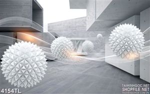 Tranh 3D không gian modern