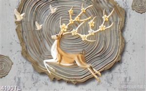 Tranh tuần lộc decor