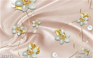 Tranh lụa hoa lan giả ngọc