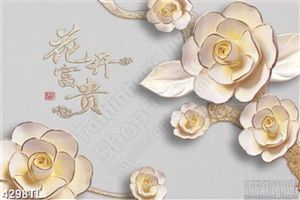 Tranh hoa lan trang trí tường