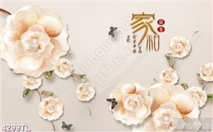 Tranh lụa hoa ngọc điểm xuyến bướm