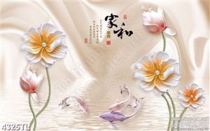 Tranh lụa hoa cúc nhí giả ngọc