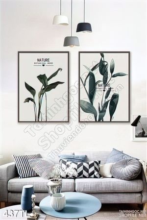 Tranh lụa 3D lá nghệ thuật hiện đại
