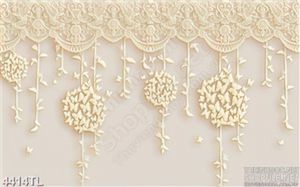 Tranh 3D décor chuỗi bướm