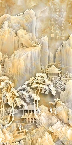 Tranh khổ dọc cảnh nghệ thuật