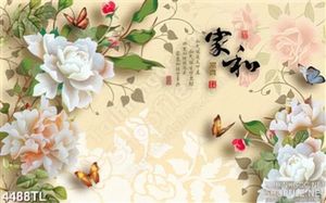 Tranh mẫu đơn giả đá đẹp