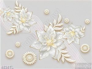 Tranh 3D hoa ngọc điểm xuyến đẹp