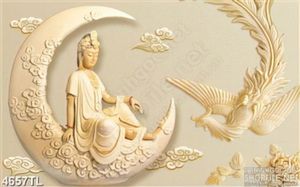 Tranh điêu khắc phật bà  6D