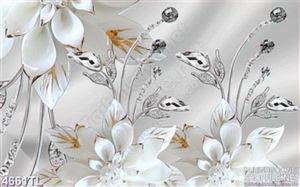 Tranh lụa hoa mộc lan ngọc
