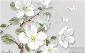 Tranh lụa hoa cúc trắng đẹp nhất