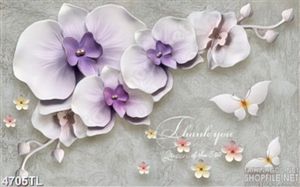 Tranh hoa mộc lan tím mới nhất 5D